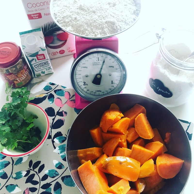 recette gaufres patate douce vegan sans gluten sans lactose